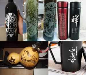 临夏回族自治州康乐县酒瓶葫芦工艺品激光雕刻机